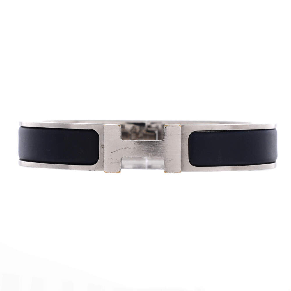 Hermes Narrow Clic H Bracelet Enamel